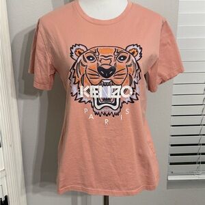 Kenzo Kids Tiger Head-print cotton T-shirt